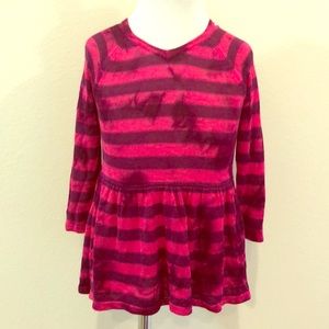 EUC 18/24m Splendid Pink/Eggplant Striped Dress!